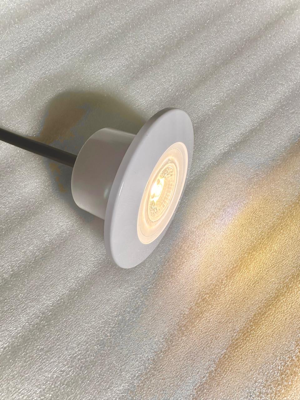 mini reflector led con lupa para tubo 2 "